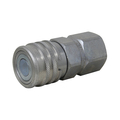 A & I Products Coupler, Female Flat Face;  FEM Series, ISO16028 6" x4" x1" A-FEM-501-8FP-NL-P